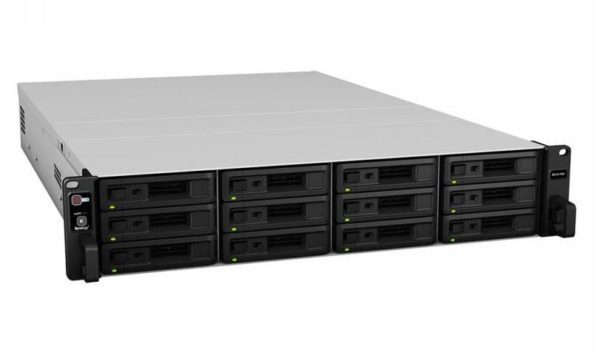 Synology Expansion Unit RX1217RP 12-Bay 3.5' Diskless NAS (2U Rack) (SMB/ENT) for Scalable NAS Models RS3617 with redundant power supplies