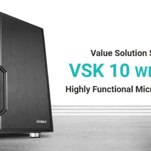 Antec VSK10 Window mATX with True 550w 80+ 85% Efficiency PSU. 2x USB 3.0 Thermally Advanced Builder's Case. 1x 120mm Fan. Two Years Warranty (LS)