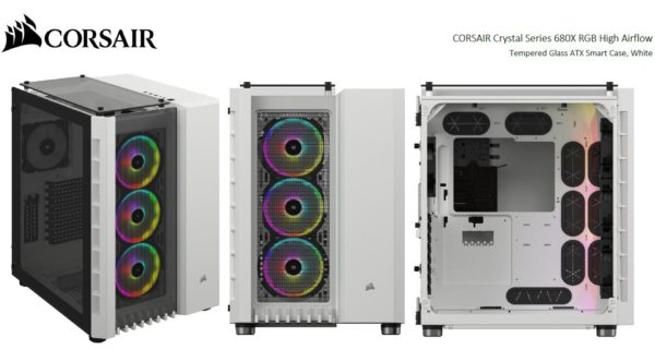Corsair Crystal Series 680X RGB ATX High Airflow
