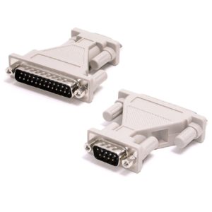 8Ware D-SUB DB 25-pin to DB 9-pin Male to Male Adapter