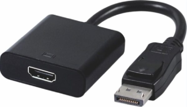 Astrotek DisplayPort DP to HDMI Adapter Converter Cable 20cm - 20 pins Male to Female Active 1080P