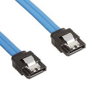 Astrotek SATA 3.0 Data Cable 50cm Male to Male Straight 180 to 180 Degree with Metal Lock 26AWG Blue ~CB8W-FC-5080
