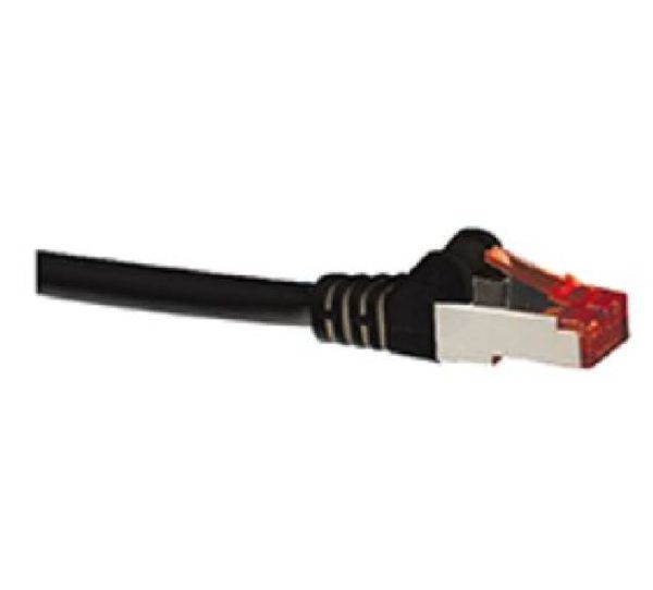 Hypertec CAT6A Shielded Cable 5m Black Color 10GbE RJ45 Ethernet Network LAN S/FTP Copper Cord 26AWG LSZH Jacket