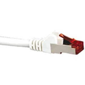 Hypertec CAT6A Shielded Cable 3m White Color 10GbE RJ45 Ethernet Network LAN S/FTP Copper Cord 26AWG LSZH Jacket