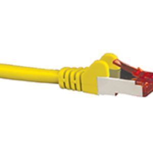 Hypertec CAT6A Shielded Cable 1m Yellow Color 10GbE RJ45 Ethernet Network LAN S/FTP Copper Cord 26AWG LSZH Jacket