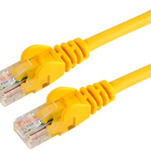 Hypertec 1m CAT5 RJ45 LAN Ethenet Network Yellow Patch Lead
