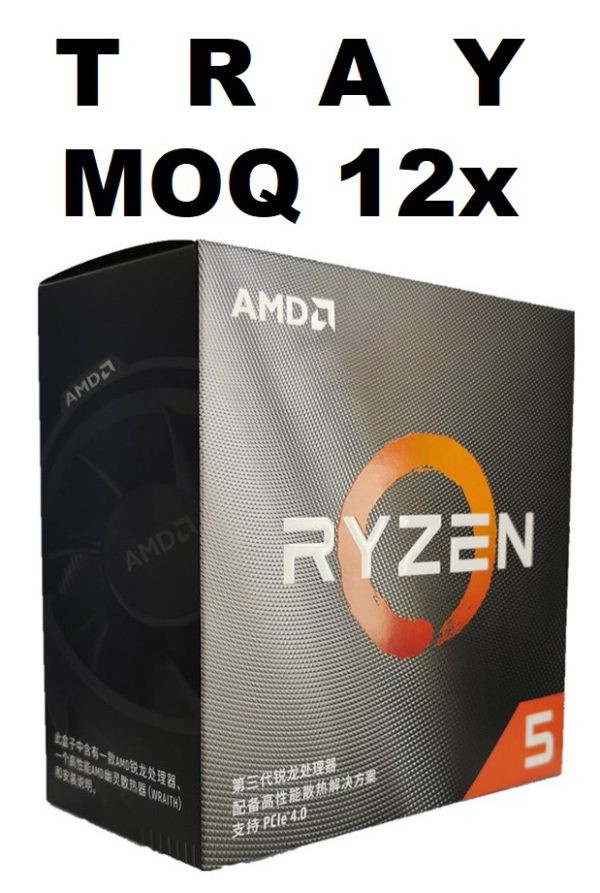(Clamshell Required) AMD Ryzen 5 2600X 'TRAY' 6 Cores AM4 CPU