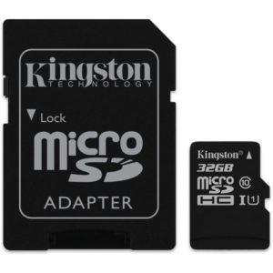 Kingston 32GB MicroSD SDHC SDXC Class10 UHS-I Memory Card 100MB/s Read 10MB/s Write with SD adaptor >16GB FMS-MSDUL4-32G