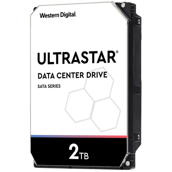 Western Digital WD Ultrastar 2TB 3.5' Enterprise HDD SATA 128MB 7200RPM 512N SE DC HA210 24x7 600MB Buffer 2mil hrs MTBF 5yrs wty HUS722T2TALA604
