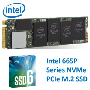 Intel 665P NVMe PCIe M.2 SSD 2TB 3D3 QLC 2000R/2000W MB/s 250K/250K IOPS 1.6 Million Hours MTBF Solid State Drive 5yrs ~HBI-660P-2TB