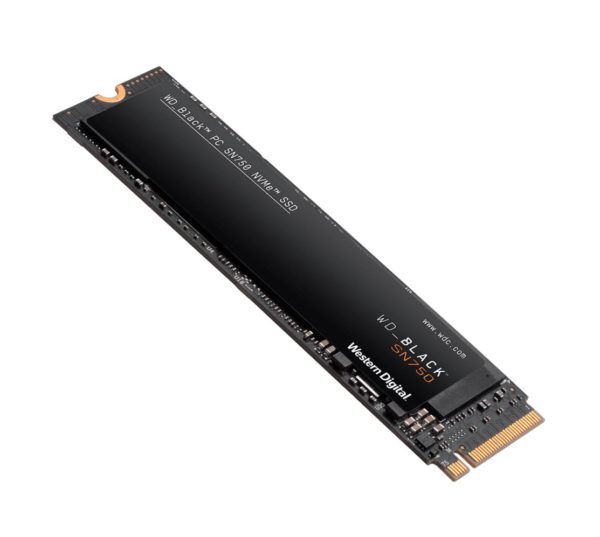 Western Digital WD Black SN750 2TB NVMe SSD 3430MB/s 2900MB/s R/W 1200TBW 480/550K IOPS M.2 2280 PCIe Gen 3 1.75M hrs MTBF 5Yrs