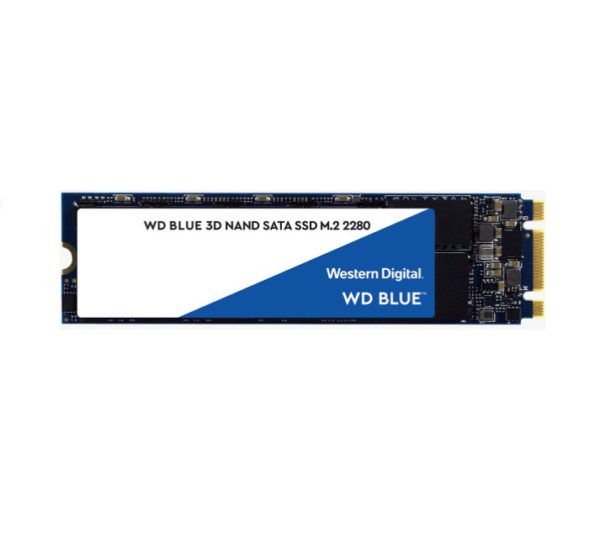 Western Digital WD Blue 500GB M.2 SATA SSD 560R/530W MB/s 95K/84K IOPS 200TBW 1.75M hrs MTTF 3D NAND 7mm 5yrs Wty LS->WDS500G3B0B
