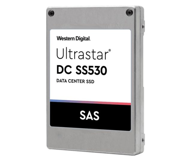 Western Digital WD Ultrastar DC SS530 15.36TB 2.5' U.2 SAS SSD 12Gb/s 2150 MB/s 440K IOPS 1xDWPD Data Center Server 5 yrs Wty WUSTR1515ASS204 0B40377