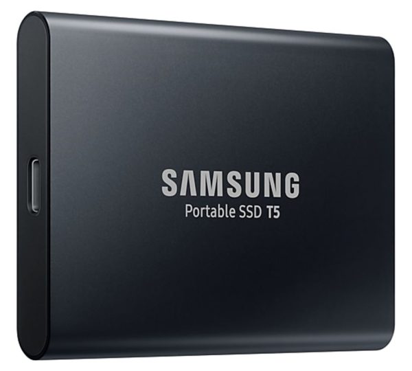 Samsung T5 2TB Portable External SSD 540MB/s USB3.1 Gen2 Type-C 10Gbps V-NAND Shock Resistant Password Protection Win Mac 3yrs wty