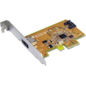 Sunix SATA1616 PCI Express SATA 3.0 Card 6Gbit/s - 1 Internal/1 External Port/2-Port PCI Express RAID Controller(LS)