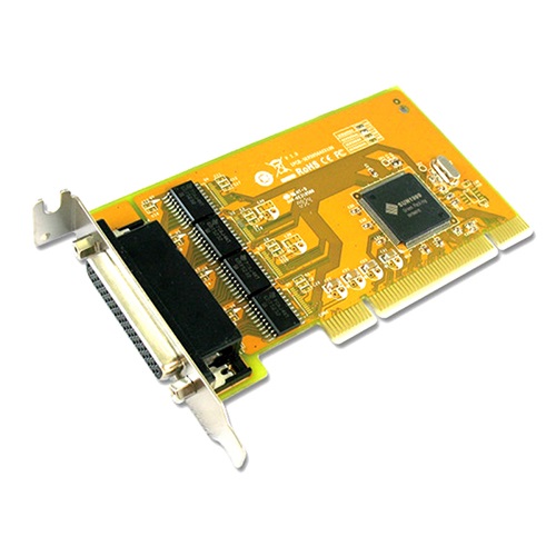 Sunix SER5056AL PCI 4-Port Serial RS-232 Card - 4-port RS-232 Universal PCI Low Profile Serial Board - Compatible with 64/32-bit PCI Architecture (LS)