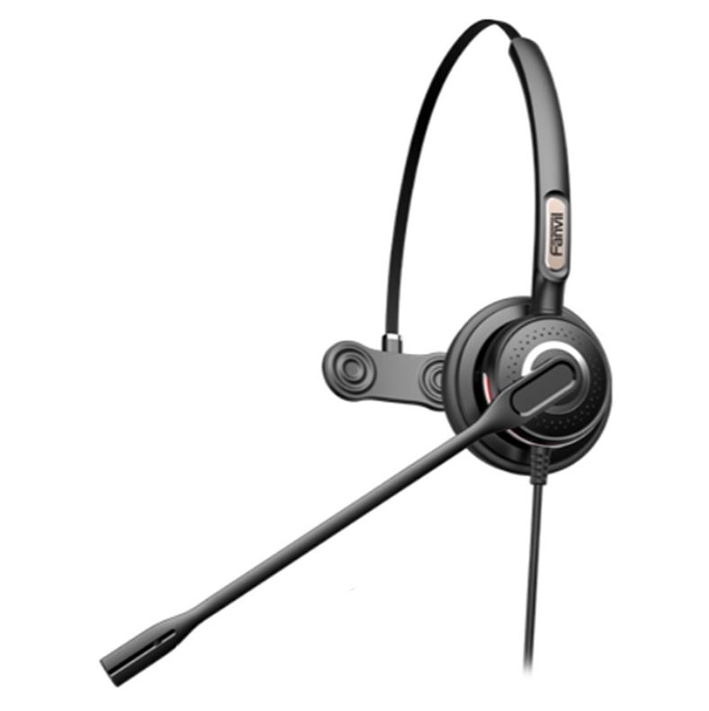 Fanvil HT201 Mono Headset – Over the head design, perfect for any small  office or home office (SOHO) or call center staff – RJ9 Connection | ManIT  Technology Pty Ltd