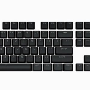 Corsair PBT Double-shot Pro Keycaps - Onyx Black Keyboard