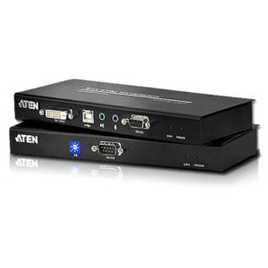 Aten USB Dual Link DVI KVM Console Extender with Audio & RS232 - 2560x1600 @ 40m