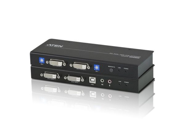 Aten DVI Dual View KVM Extender with Audio