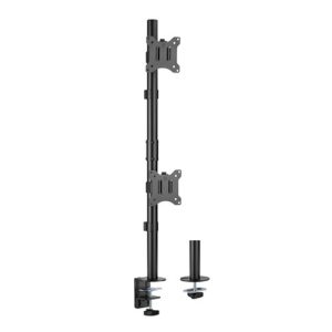 Brateck Vertical Pole Mount Dual-Screen Monitor Mount Fit Most 17'-32' Monitors