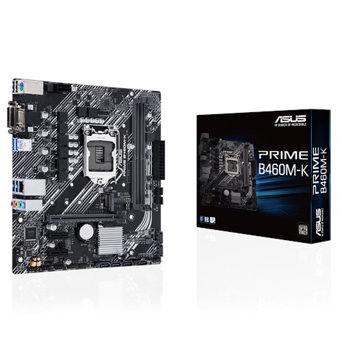 ASUS PRIME B460M-K mATX Motherboard Intel 10th Gen LGA1200