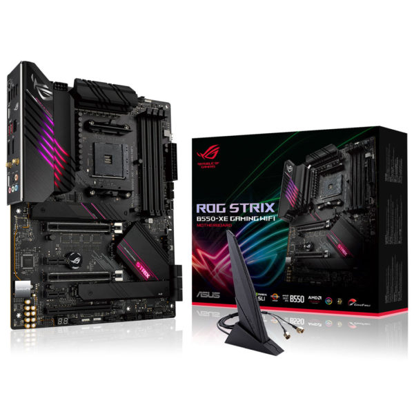 ASUS AMD B550 ROG STRIX B550-XE GAMING WIFI (Ryzen AM4) ATX MB Hyper M.2 x16 Gen 4 Card