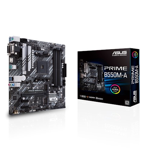 ASUS AMD B550 PRIME B550M-A (Ryzen AM4) mATX MB