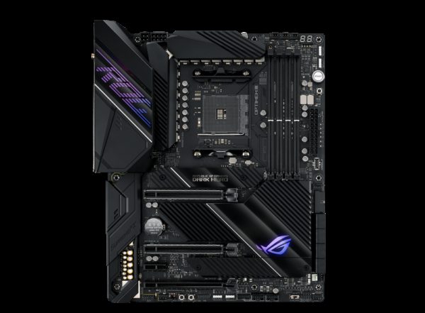 ASUS ROG CROSSHAIR VIII DARK HERO AMD X570 ATX gaming motherboard with PCIe 4.0