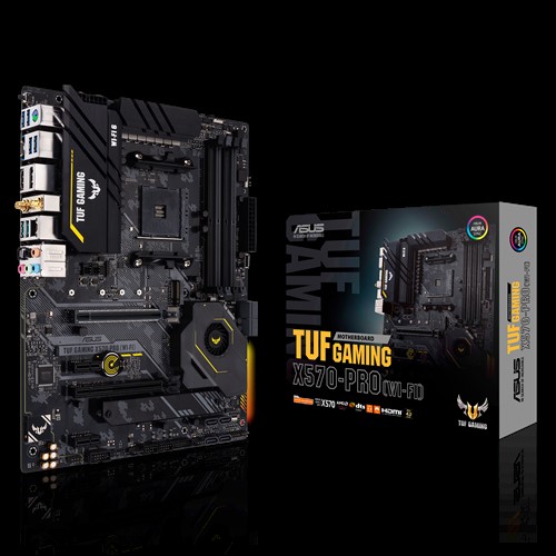 ASUS AMD TUF GAMING X570-PRO (WI-FI) AMD AM4 X570 ATX Gaming Motherboard with PCIe 4.0