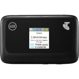 Telstra Pre-Paid 4GX Wi-Fi Plus - Black