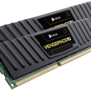 Corsair Vengeance Low Profile 16GB (2x8GB) DDR3 UDIMM 1600MHz C10 Desktop Gaming Memory Black