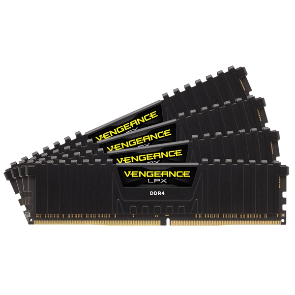 Corsair Vengeance LPX 128GB (4x32GB) DDR4 2400MHz C16 1.2V XMP 2.0 Desktop Gaming Memory Black AMD Optimized