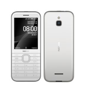 Nokia 8000 4G White *AU STOCK* 2.8' Screen