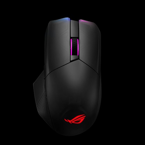 ASUS ROG CHAKRAM P704 Gaming Mouse Wireless Qi Charging16000dpi Tri-Mode Connectivity 2.4GHz/Bluetooth Wired  Aura Sync Lighting