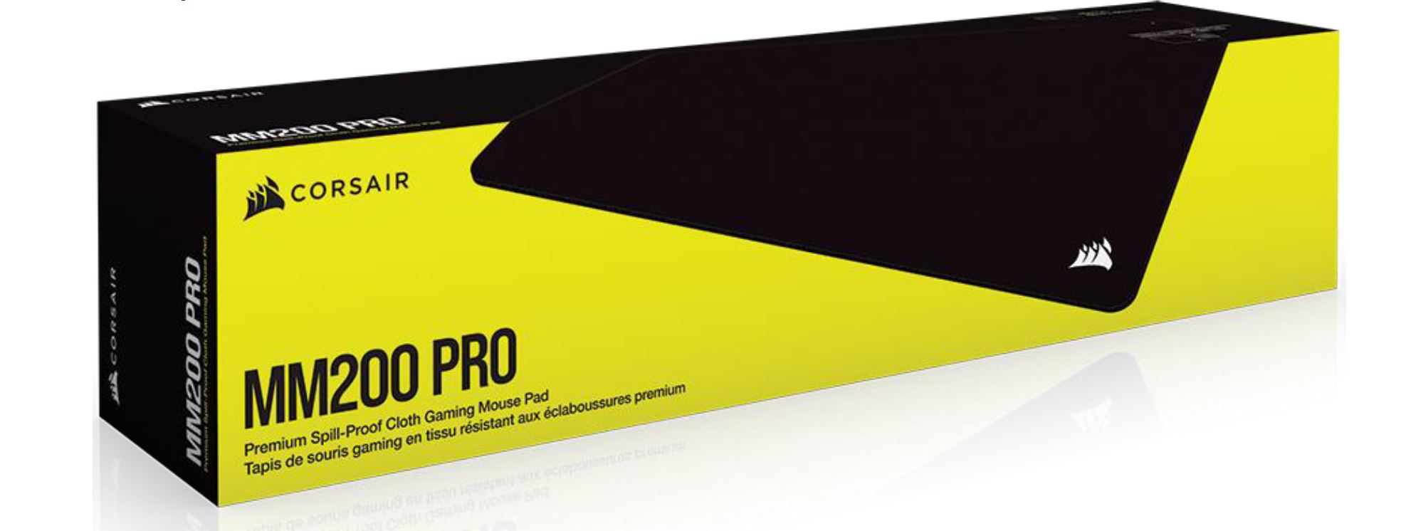 Corsair MM200 PRO Spill-Proof Cloth Gaming Mouse Pad – Heavy – 450mm 400mm surface, Black Surface | ManIT Technology Pty Ltd