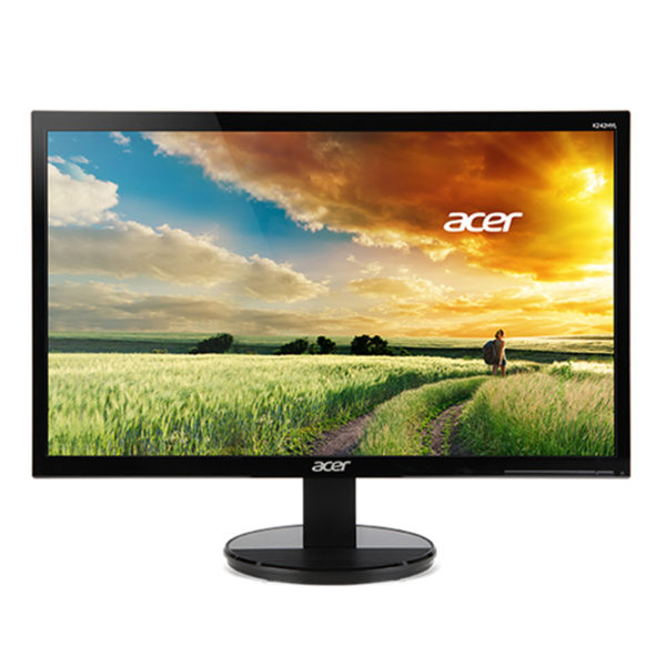 Acer K242HYLB 23.8' 60Hz Full HD LED Monitor 1920x1080 4ms 16:9 16.7M 3000:1 Speakers Tilt VESA DVI VGA HDMI ComfyView ZeroFrame ~ 24'