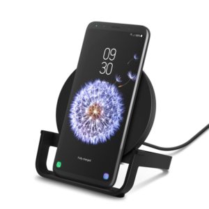 Belkin BoostCharge Wireless Charging Stand 10W(AC Adapter Not Included) - Black(WIB001btBK)
