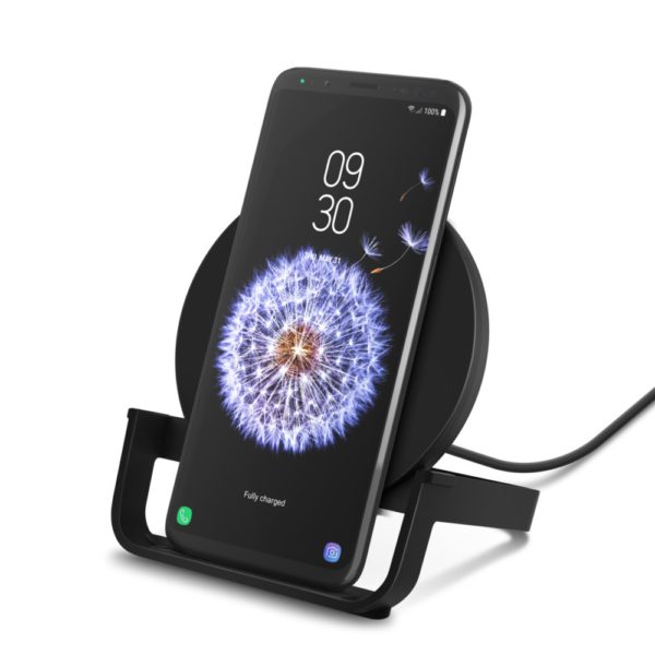 Belkin BoostCharge Wireless Charging Stand 10W(AC Adapter Not Included) - Black(WIB001btBK)