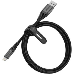 OtterBox Lightning to USB-A Cable (1M) - Premium - Dark Ash Black (78-52643)