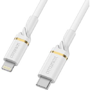 OtterBox Lightning to USB-C Fast Charge Cable (1M) - Cloud Dust White (78-52552)