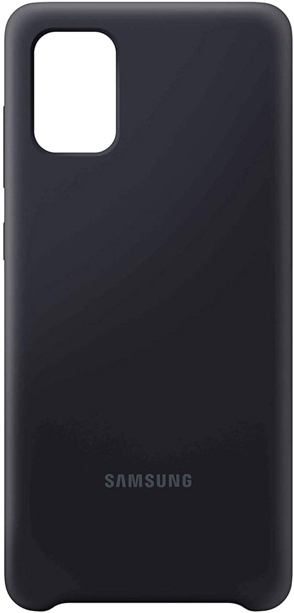 Samsung Silicone Cover For Galaxy A71 - Black (EF-PA715TBEGWW)