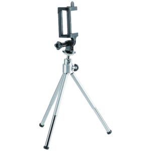 Brateck Mini Tripod for Digital Camera and Phones with GoPro Adapter and Smartphone Holder(LS)