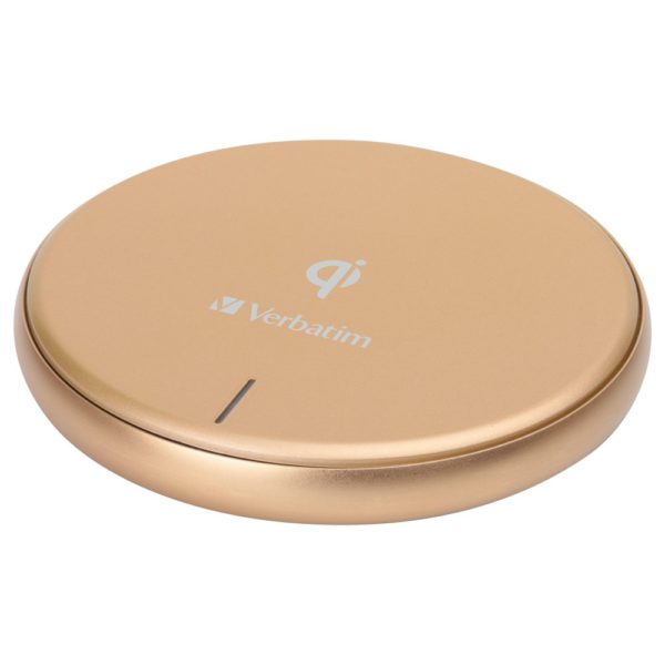 Verbatim Metallic Wireless Charger-GOLD (LS)