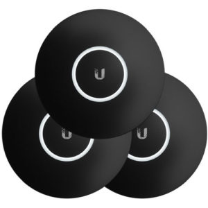Ubiquiti UniFi NanoHD and U6-Lite Hard Cover Skin Casing - Black Design - 3-Pack