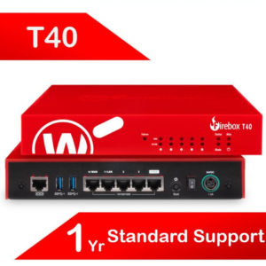 WatchGuard Firebox T40 with 1-yr Standard Support (AU) - Only available to WGOne Silver/Gold Partners