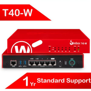 WatchGuard Firebox T40-W with 1-yr Standard Support (AU) - Only available to WGOne Silver/Gold Partners