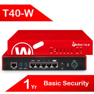WatchGuard Firebox T40-W with 1-yr Basic Security Suite (AU)