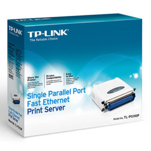 TP-Link PS110P Printer Server Single Parallel Port 10/100 Mbps