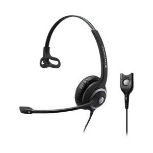 EPOS | Sennheiser Wide Band Monaural headset with Noise Cancelling mic - low impedance for use with mobile phones and IP phones